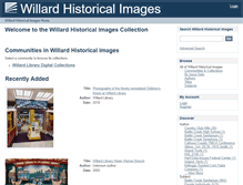 Tablet Screenshot of dspace.willardlibrary.org